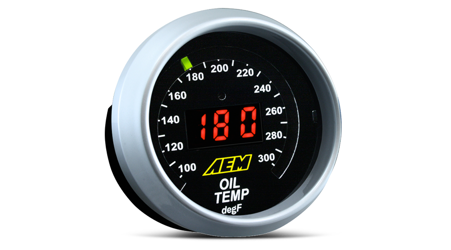 AEM Classic Digital Temperature Gauge Kit
