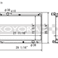 Koyo 08-11 Lexus IS-F 5.0L (AT) Radiator