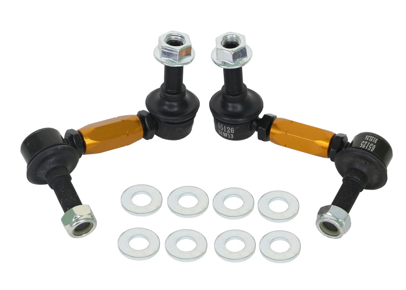 Whiteline 03+ Nissan 350z Z33 / 07-08 Infiniti G35 (Excluding AWD) Front Swaybar Adjustable Steel Ball Endlink Kit